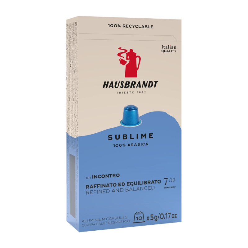 Капсули Nespresso HAUSBRANDT Sublime – 10 брoя