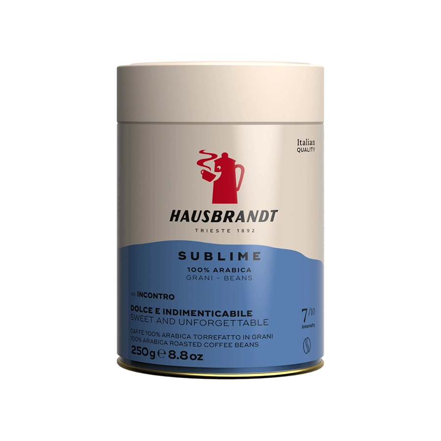 Кафе на зърна HAUSBRANDT Sublime 100% ARABICA кутия 0,250г.
