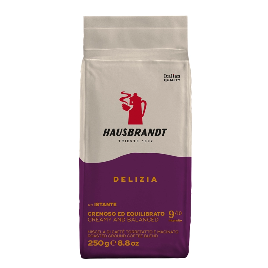 Мляно кафе HAUSBRANDT Delizia пакет 0,250г.